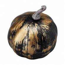 Halloween Decoration Set  7Pcs Artificial Simulation Pumpkins  Fall Harvest Craft Decor For Home - Rượu sâm banh - Xem 6