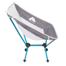 Silla ultraligera para mochilero de poliéster con bolsa de transporte, con marco de color turquesa mar - 1 - Ver 6