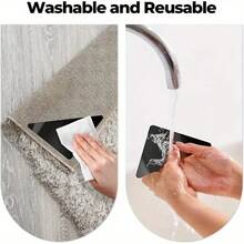 4 /8 /12 Reusable And Washable Carpet Clips - Anti-Slip Carpet Patches, Double-Sided Tape, Suitable For Home Decoration In Bedrooms, Outdoors And Porches.