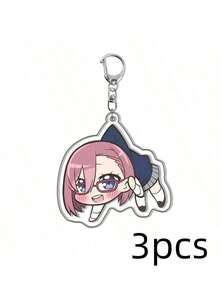 2D动漫人物模型动漫派对礼物原创亚克力钥匙扣2.5次元之莉莉丝奥村正宗天野莉莉丝橘美刈可爱Y2K卡通挂件，适用于单肩包和背包和钥匙，送给粉丝的完美礼物，Cosplay派对装饰挂件汽车挂件创意动漫衍生品，日漫挂件，资深动漫迷收藏品，御宅族系列礼物，便宜的节日礼物 - 彩色 - 查看 9
