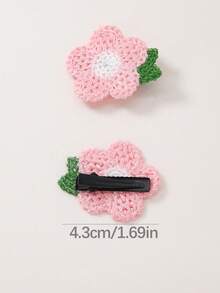 42个女孩蝴蝶、水果、动物、卡通、花朵、彩虹随机款式发夹，简约发卡，适用于刘海、侧发、发夹，用途广泛，日常佩戴，礼品 - 彩色 - 查看 4