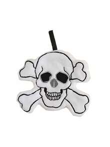 1pc Creative Skull & Ghost Design Hand Towel, Hanging Decorative Hand Towel For Kitchen, Bathroom, Room, Absorbent & Easy To Clean, Personalized Towel Back To School Dish Cloths Kitchen Towel - Multicolor - View 10