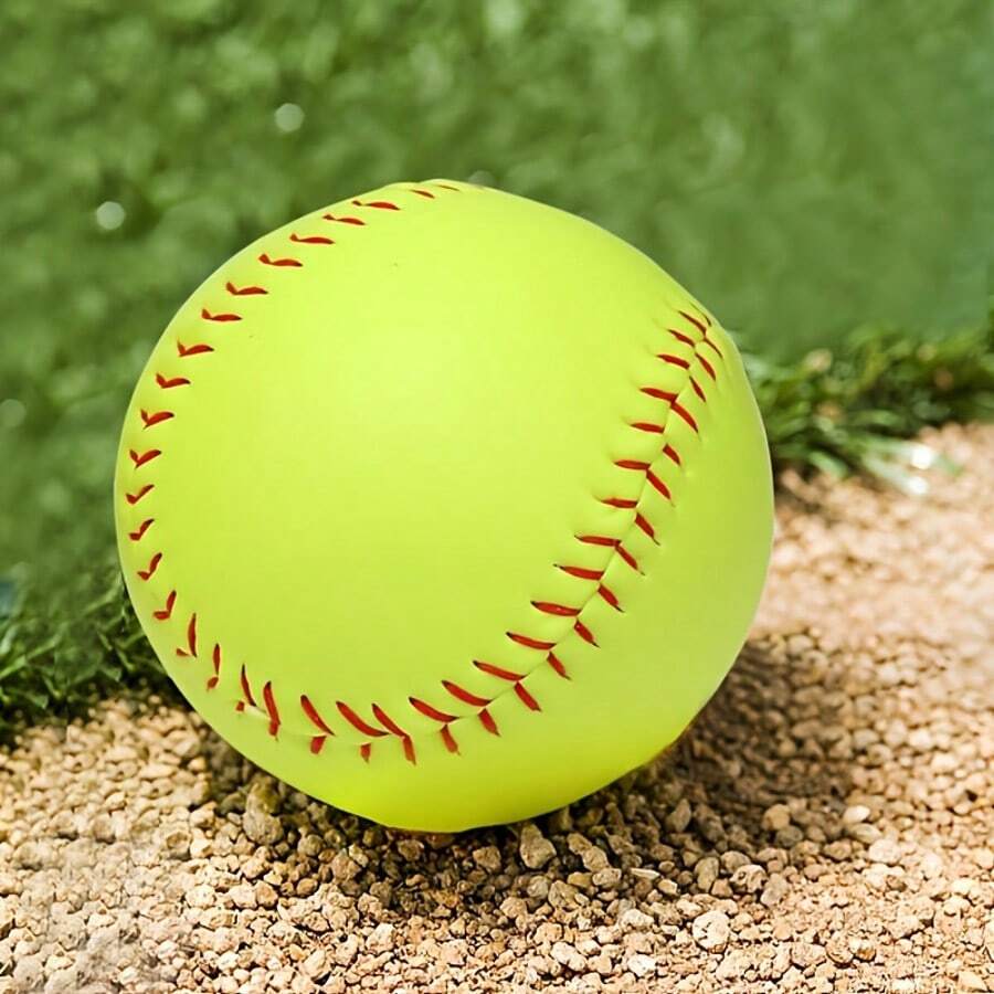 1pc 12-Inch Hardball Softball, Outdoor Sports Slow Pitch Softball, High Training Ball