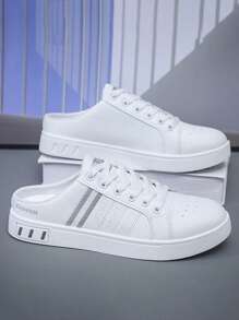 Men's Low-Top Breathable Casual Sneakers, Board Shoes, Youth Fashion Flat Shoes, Versatile Non-Slip