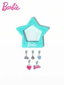Mattel 1 套芭比官方授权 DIY 串珠手链套装精致饰品手工材料钻石串珠可调节链条包吊坠派对角色扮演装扮珠宝装饰生日圣诞礼物 - BB-201501 - 查看 3