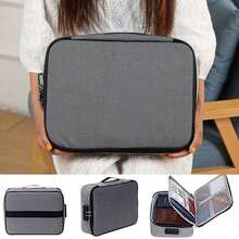 Document Box With Lock File Storage Organizer Box Waterproof  Document Bags - 1 - View 3