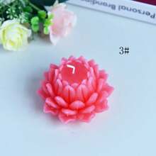 1pc Lotus Scented Candle, Home Decor Accessory
