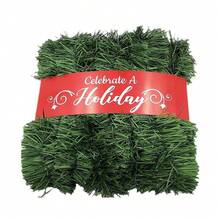 1pc Christmas Vine Christmas Decoration, Decorative Fur Strings For Christmas Event Venue Decor, Christmas Fur Strings, Christmas Home Decor, Hotel Decor Christmas Decorations Winter Room Decor