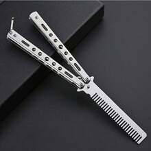 Foldable Butterfly Hair Comb For Outdoor Practice Whipping - Beneficial For Hand Exercises - Suitable As Birthday/Festival Gift