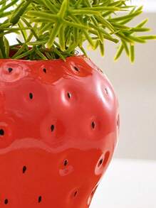 1 Stück frischer Landhaus Stil süße Mini Erdbeere Vase, Hotel Esszimmer Zuhause Wohnzimmer Flur Dekoration Ornament Vase