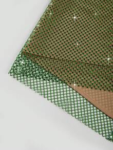 Elisanya Astony One 新款女士露肩优雅大气晚礼服连衣裙 - 綠色 - 查看 6