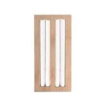 1 pieza, bandeja de exhibición de madera para anillos y aretes, bandeja de exhibición para 100 anillos y aretes, almacenamiento de mostrador, tamaño: diámetro: 5.9 pulgadas - 6021-2-O - Ver 3