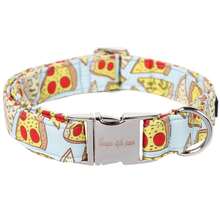 Unique Style Paws Dog Collar Metal Buckle Pizza Collar Gift Durable Cute Collar For Small Medium Large Boys Girls Dogs - Pizza - View 11
