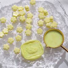 BAOFALI 100 PCS Colorful Aurora Wax Beads For Wax Seal Stamp/100 PCS Sakura Shape Sealing Wax Beads For Wax Seal Stamp