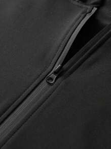 Men's Floral Print Casual Sportswear Suit, Spring/Autumn