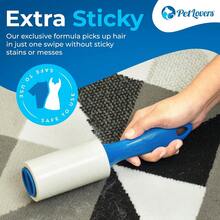 PetLovers Extra Sticky Lint Roller Mega Value Set 600 Sheets For Pet Hair Removal, Dog And Cat Lint Remover 6 Pack - Bộ 8 lõi lăn bụi vải thay thế - Xem 4