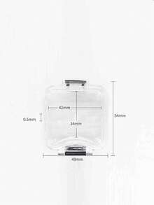 1 hộp đựng hàm duy trì và răng giả bền - Màu mờ, nhiều màu sắc, thiết kế một lớp di động, không dùng pin, lý tưởng cho niềng răng thể thao và răng giả, hộp đựng hàm duy trì | Thiết kế tối giản | Khóa an toàn - Nhiều màu - Xem 9