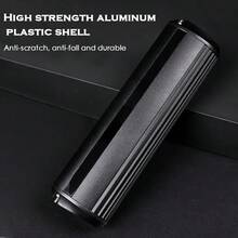 Waterproof High Power Super Bright Bicycle Headlight, Aluminum Alloy USB Charging Bicycle Headlight, Waterproof Flashlight, Equipped With Night Riding Strong Light Flashlight. Suitable For Mountain And Road Riding. - 黑色 - 查看 8