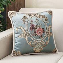Funda de almohada decorativa bordada vintage europea de 50*50cm, práctica y versátil