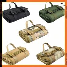 Esterilla táctica gruesa para exteriores, material de lona Oxford impermeable, equipo de campamento, almohadilla de entrenamiento de tiro plegable
