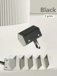 1pc Fashion Multi-Grid Glasses Case, Simple Sunglasses And Prescription Glasses Storage Box, Large Capacity Foldable Eyeglass Case