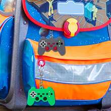 12pcs/Set Random Color Game Theme Keychain Set - Multicolor - View 5