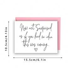 Überraschung Brautmädchen Karte, Brautjungfer Antragskarte, Karte für Trauzeugin, Karte für Brautjungfern, Danke Geschenk für Brautmädchen, Möchtest du meine Brautjungfer sein Karte - Rot - Übersicht 3