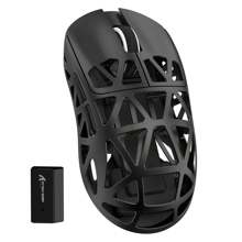 ATTACK SHARK ATTACK SHARK R2 kabellose Gaming-Maus, superleichte Magnesiumlegierung, PAW3950 42.000 DP optischer Sensor, 8.000 Hz Abtastrate, 2,4G/BT/Kabel programmierbare Maus für PC/Win Gamer