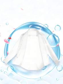 Laundry Bubble Paper, 30-240Pcs, Power Concentrated Laundry Detergent Paper Sheets For Underwear And Clothes Cleaning, Antibacterial And Mite Removal, Decontamination, For Home, Dorm, Travel, Cleaning Supplies, Back To School Supplies,Powerful Stain Remover For Clothes, Juice Prints, Mud Stains, Coffee Spills - White - View 2