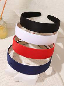 1pc Simple Solid Color Headband, Casual & Versatile, Suitable For Daily Life, Campus, Outdoor Activities For Girls - Multicolor - View 11