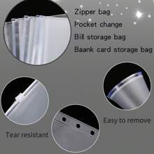 A Macaron Loose Leaf Notebook With Zipper Storage, Notebook, Savings Bill Storage Bag, Equipped With 6 Cash Envelopes, Used For Students To Store Stationery Such As Pens, Rulers, Home Storage Cards, Documents, Office Storage Receipts, School Supplies,Back To School