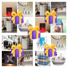Caja sorpresa regalo 2025 - Caja misterio con artículo aleatorio, diversión de desenvasar artículos de plástico, adecuado para amigos y familia, sin baterías requeridas, regalo para actividades de fiesta, intercambio de artículos festivos, diseño con cinta decorativa, sin productos electrónicos, empaque duradero - Regalos al azar - Ver 2