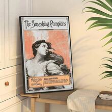 1/3PCS Wall Arts Posters Optional Frame Pop The Smashing Pumpkins Band Poster Poster Kraft Club Bar Paper Vintage Posters Wall Art Painting Bedroom Study Stickers