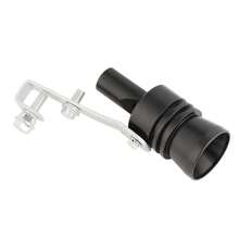 Car Turbo Sound Muffler Exhaust Pipe Roar Maker Whistle Sound Loud XL Black - 1 - Xem 9