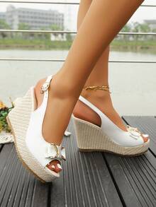 Nuevas sandalias de plataforma con tacón alto y suela gruesa para mujer, primavera/verano 2025