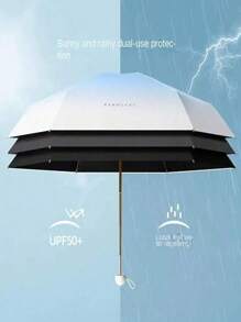 1pc Small Folding Umbrella, Mini Pocket Waterproof Portable Travel Umbrella, Sunshade Umbrella Women Sunscreen UV Sunscreen Umbrella 2 In 1 Mini Six Fold Ultra Light Compact Portable, Mini Travel Umbrella, Compact Portable Sunny And Rainy Dual Purpose Umbrella, Wind Shade, 99% UV Protected, Suitable For Both Men And Women, Durable Structure, Sunscreen And Rainproof
