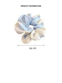 2 sztuki damskich, eleganckich, prostych, jaskrawokolorowych gumek do włosów, nowe letnie zestawy w kolorze niebiesko-różowym, ozdobne akcesoria do włosów do koków i kucyków, odpowiednie na co dzień i w podróż, gumki do włosów