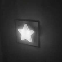 Buba Led Star Night Light With Sensor - White - View 2