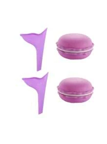 Orinal para mujer, botella portátil para orinar, embudo para orinar de pie para mujeres, dispositivo para orinar de pie para acampar, exteriores, senderismo, adecuado para mujeres embarazadas, orinal de emergencia para baños de mujeres en viajes al aire libre.