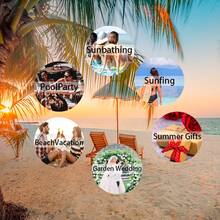 1pc Foldable Beach Chair Cover That Can Be Folded Into A Handbag, With Side Pockets For Glasses And Phone. Beach Chair Cover, Pool Chair Cover, Microfiber Lounge Chair, Sunbathing Beach Hotel, Easy To Carry Camping & Travel Towels - Multicolor - View 8