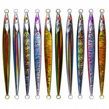 PROBEROS 5 Stücke Jigging Weitwurf Eisenblech Köder, Nanyou Hochsee Angelköder Eisenblech Fisch, Boot Angeln biobasierter künstlicher Köder 180g-280g