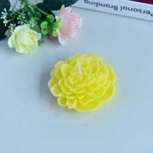 1pc Lotus Scented Candle, Home Decor Accessory