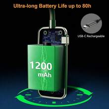 Local Delivery--19 LED Rechargeable Book Light For Reading In Bed With Memory Function- Eye Caring 3 Color Temperatures,Dimming Brightness,80 Hrs Runtime Lightweight Clip On Light For Book Lovers - 墨綠色 - 查看 7