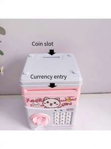 1pc Bestselling Retro Telephone Piggy Bank, Mini Vintage Storytime Coin Bank, Creative Ornament Toy Savings Box [Some Parts Randomly Selected, Color May Vary]