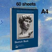 9 X 12 Inches Sketch Book, Top Spiral Bound Sketch Pad, 1 Pack 40-Sheets (68lb/100gsm), Acid Free Art Sketchbook Artistic Drawing Painting Writing Paper For Adults Beginners Artists,For School Supplies,Back To School