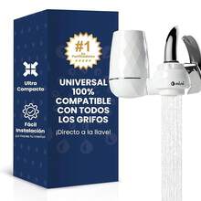 PURA SOMOS AGUA| Purificador de Agua Mini, filtro de agua para casa directo al grifo, roscado, Agua sin Cloro ni Olores ni Sabores.Mantenimiento cada 12 Meses, olvídate de los garrafones - Cerámica - Ver 13