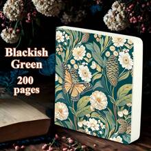 1pc, 200pages, Sketchbook, Butterfly Portable Travel Sketchbook, Blank Picture Book, Artwork, Hand Drawn DIY, Thick Notebook,Planning And Artistic Creation, Suitable For Colored Pencils,Charcoal Pencils, Markers,And Perfect Gift,Back To School,School Supplies