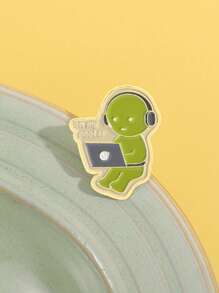6 piezas Pines de esmalte lindos con broches de dibujos animados de animales, pines de solapa, insignias para mochila, accesorios de disfraces, joyería de moda, regalos