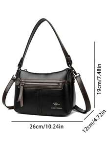 Genuine Brand PU Leather Sac Luxury Handbags Women Bags Designer Shoulder Crossbody Hand Bags For Women 2025 Purses And Handbags