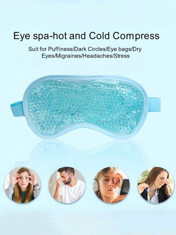 1pc Reusable Gel Eye Pack, Hot Cold Gel Eye Mask By Hot And Cold Compress, Relaxation And Relief Of Tensions, Reduce Dry And Swollen Eyes